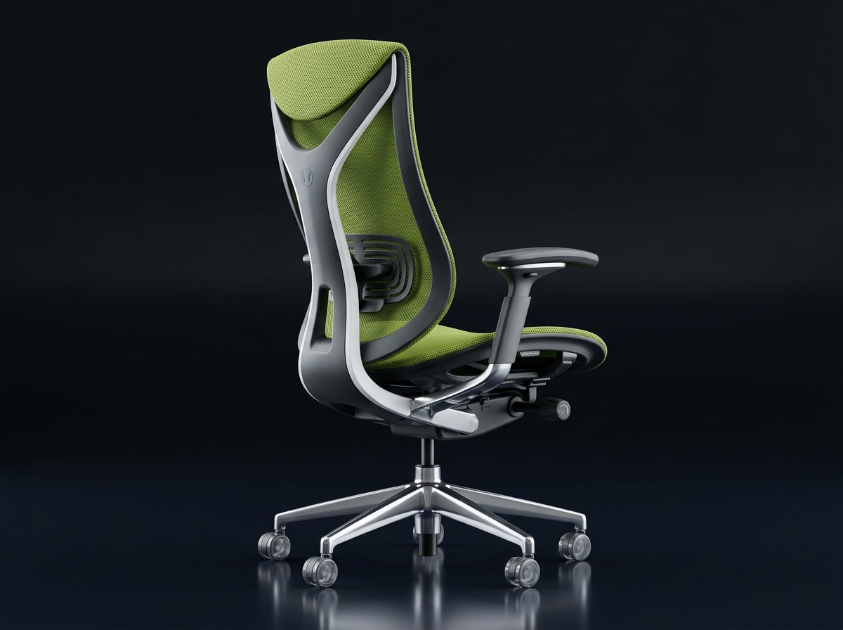Lewis Furn Tech 2027 Ergonomic Chair Bionic Spine View